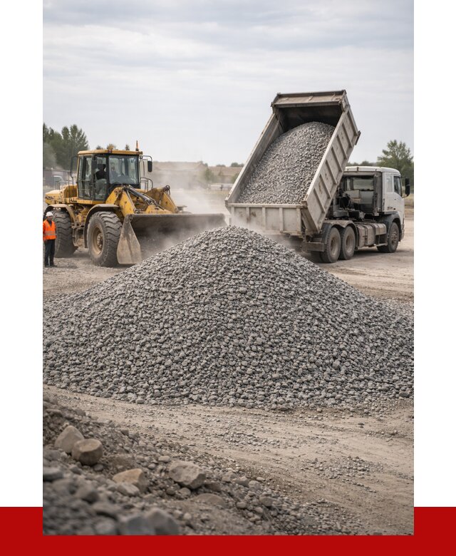 Купить щебень с доставкой в Ступино от 2599 руб. | ПРОНЕРУДСтп