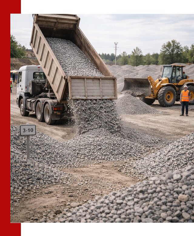 Гранитный щебень фракции 3–10: доставка и продажа в Ступино
