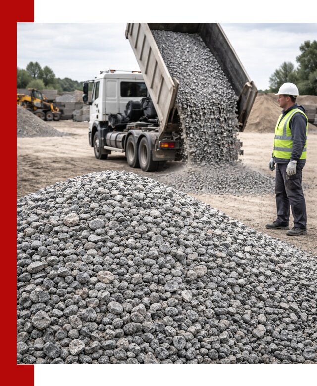 Доставка и продажа гранитного щебня фракции 5-20 в Ступино