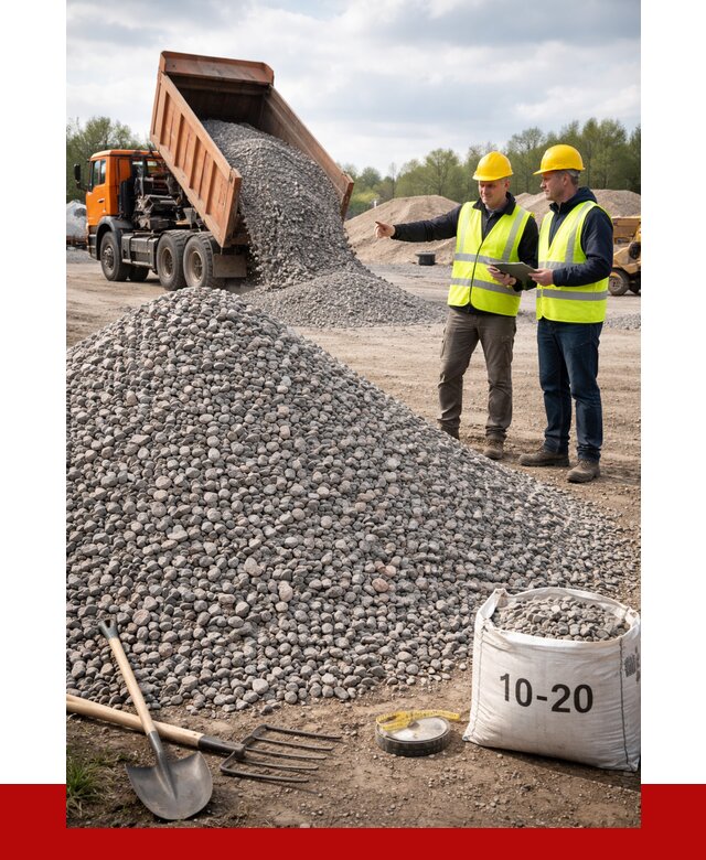 Гранитный щебень фракция 10-20 в Ступино от 4365 руб.|ПРОНЕРУДСтп