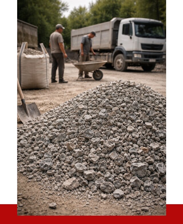 Гранитный щебень фракция 20-40 в Ступине от 3326 руб. ПРОНЕРУДСтп