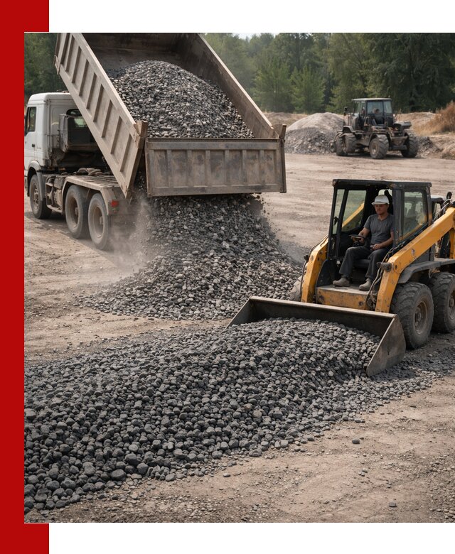 Гранитный щебень фракция 40-70 с доставкой в Ступино