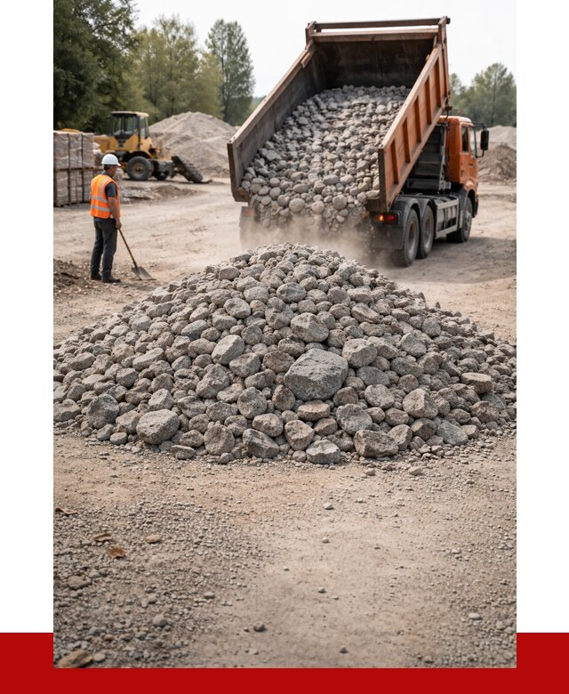 Гранитный щебень фракция 70-150 в Ступино от 1715 | ПРОНЕРУДСтп