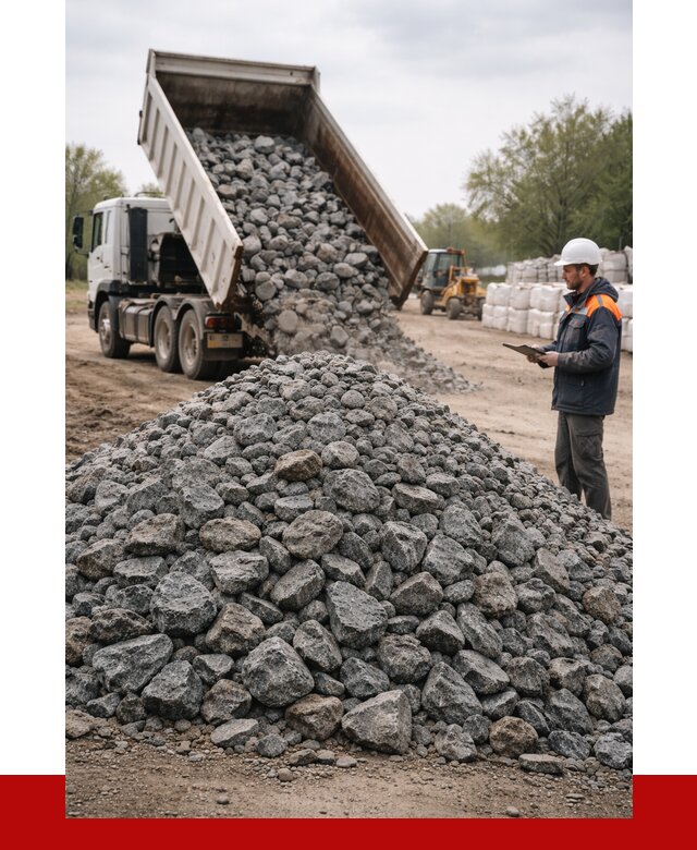 Гранитный щебень фракция 100-200 в Ступино от 4365 р. ПРОНЕРУДСтп