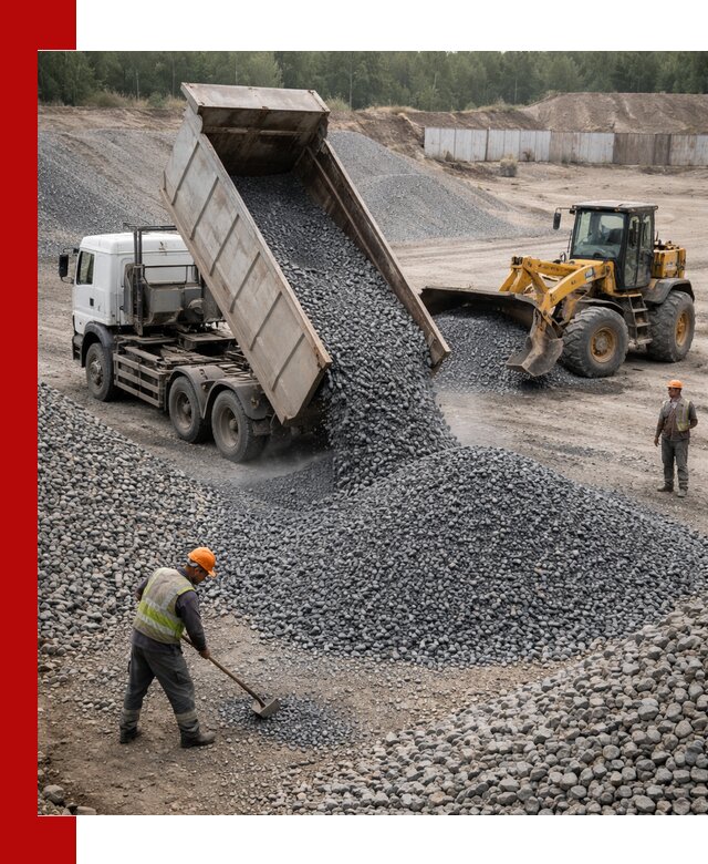 Щебень габбро-диабаз фр. 5-20 с доставкой в Ступино