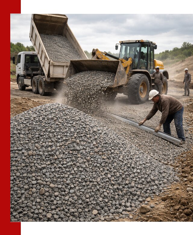 Гравийный щебень фракция 5-20 с доставкой в Ступино