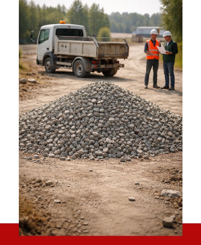 Гравийный щебень фракция 20-40 в Ступино от 1247 р. | ПРОНЕРУДСтп