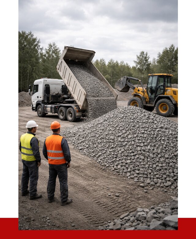 Гравийный щебень фракция 40-70 в Ступино от 9874р | ПРОНЕРУДСтп