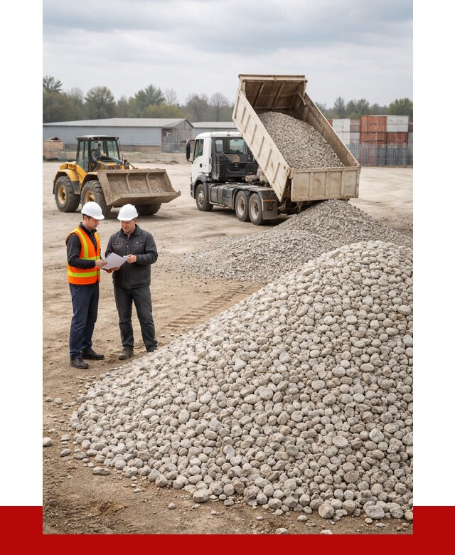 Известняковый щебень в Ступино от 1455 р. доставка | ПРОНЕРУДСтп