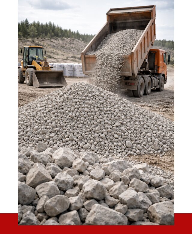 Доломитовый щебень фр. 20-40 в Ступино от 4365 р. | ПРОНЕРУДСтп