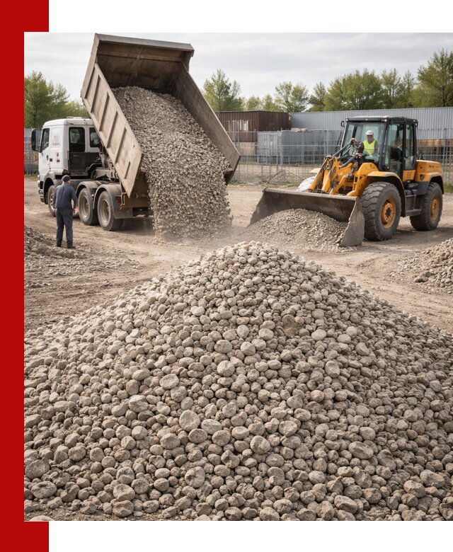 Доломитовый щебень фракции 20–41 с доставкой в Ступино