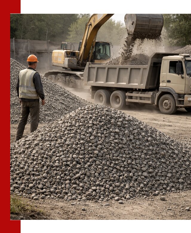 Шлаковый щебень фракция 5-20 с доставкой в Ступине