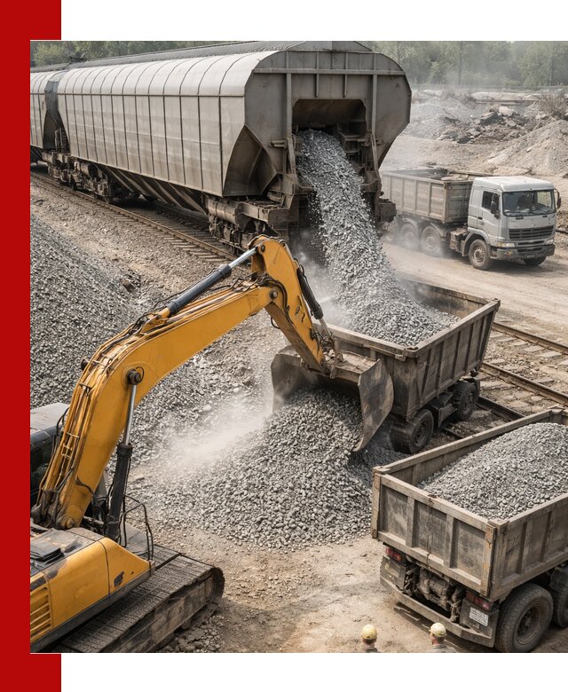 Доставка железнодорожного щебня в Ступино крупными партиями быстрого отгруза