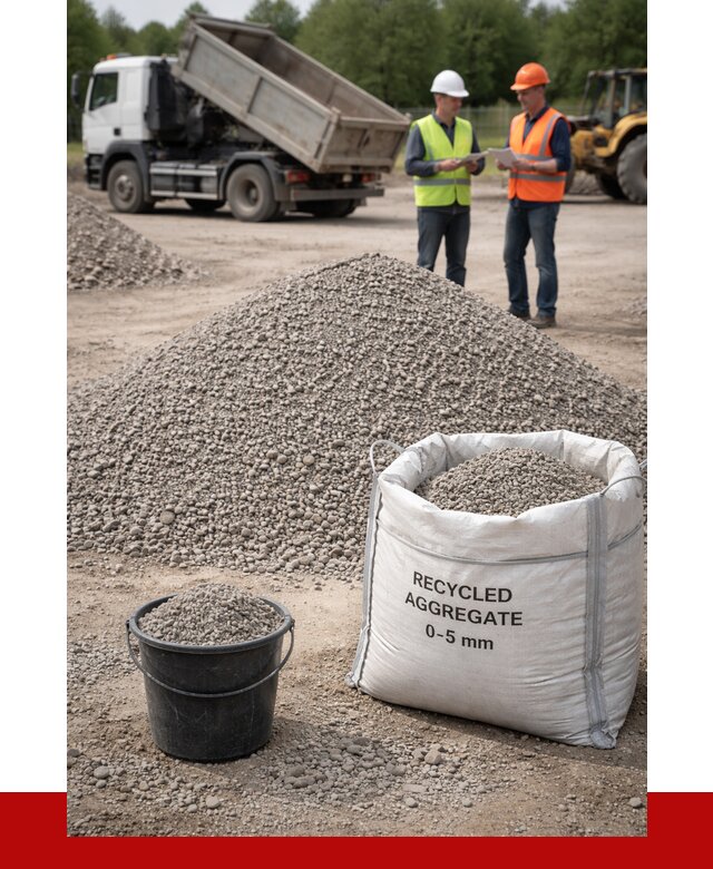 Вторичный щебень фракция 0-5 в Ступино от 1663 р. ПРОНЕРУДСтп