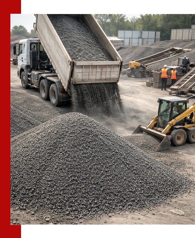 Вторичный щебень фракция 0–5 с доставкой в Ступино