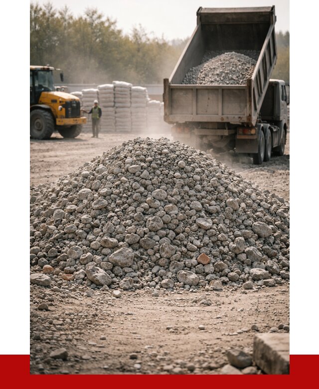 Вторичный щебень фракция 70-150 в Ступино от 1455 р. | ПРОНЕРУДСтп