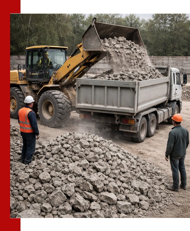 Вторичный щебень фракция 70–150 в Ступино с доставкой