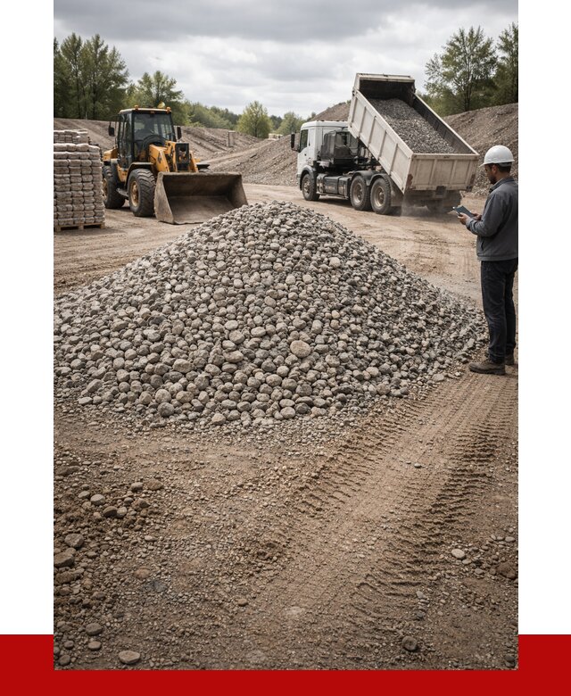 Купить бетонный щебень в Ступино, от 3326 р. ПРОНЕРУДСтп