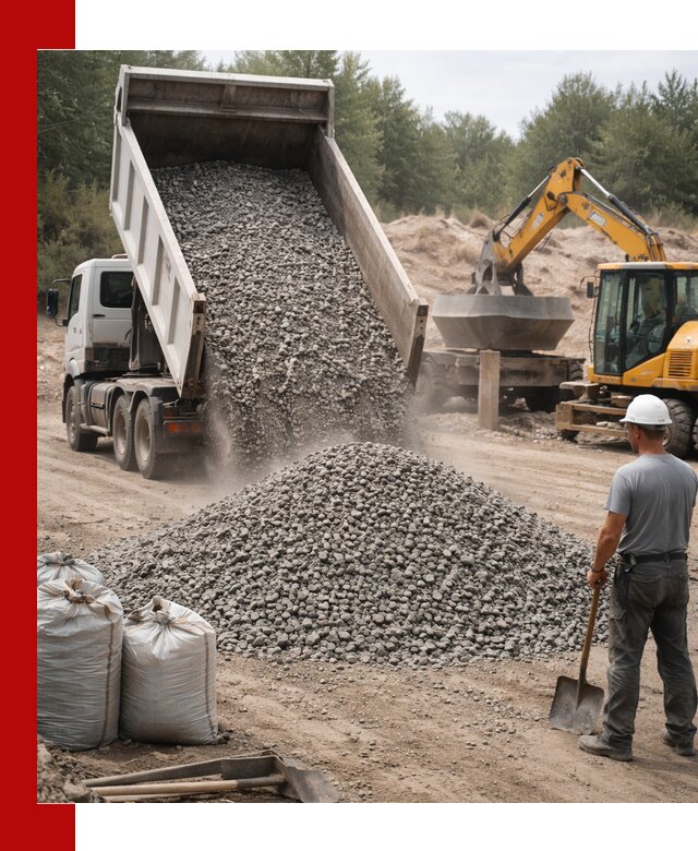 Доставка и продажа бетонного щебня в Ступино