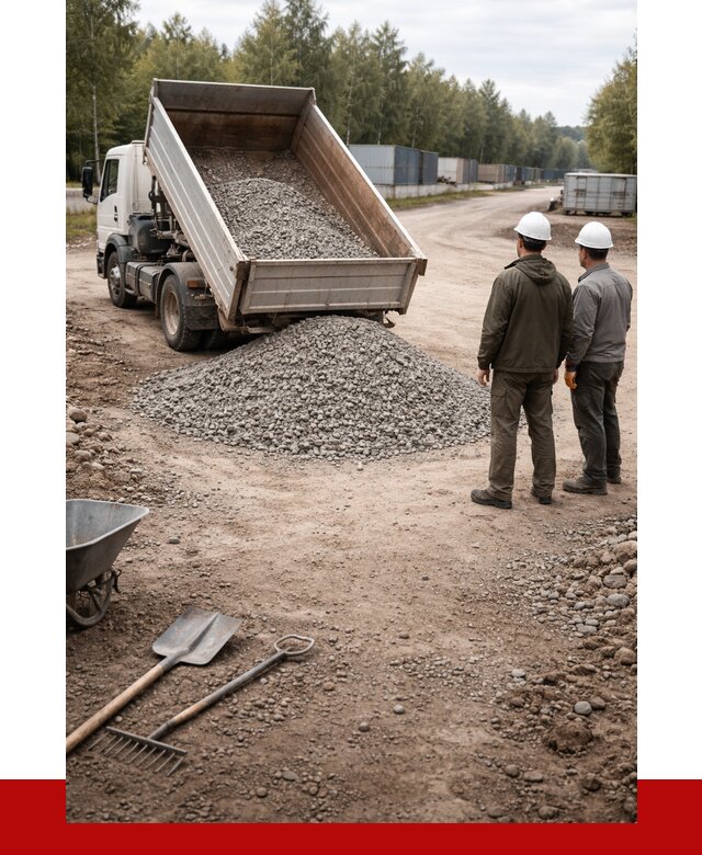 Бетонный щебень фракция 5-20 в Ступино от 3326 р., ПРОНЕРУДСтп