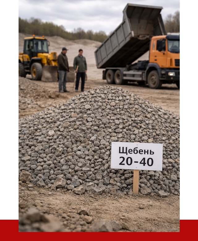 Бетонный щебень фракция 20-40 в Ступино от 2547 р. | ПРОНЕРУДСтп