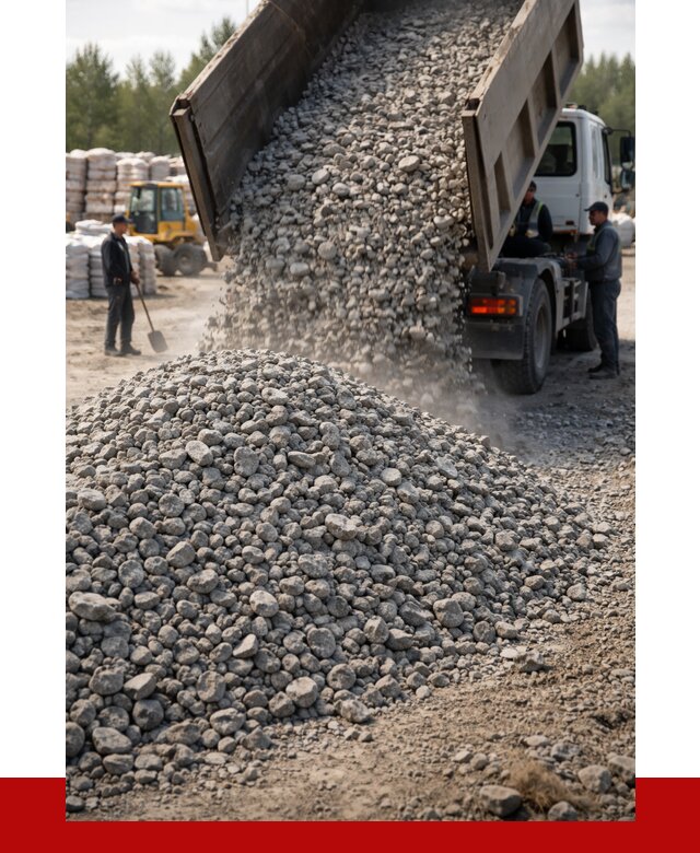 Бетонный щебень фракция 40-70 в Ступино от 1871 р. ПРОНЕРУДСтп