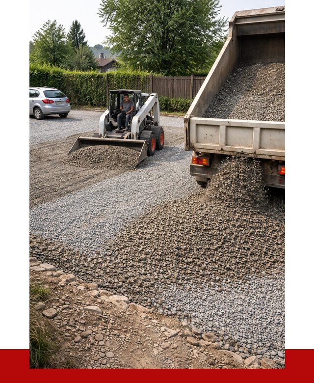 Щебень для парковки в Ступино с доставкой от 1247 р.| ПРОНЕРУДСтп