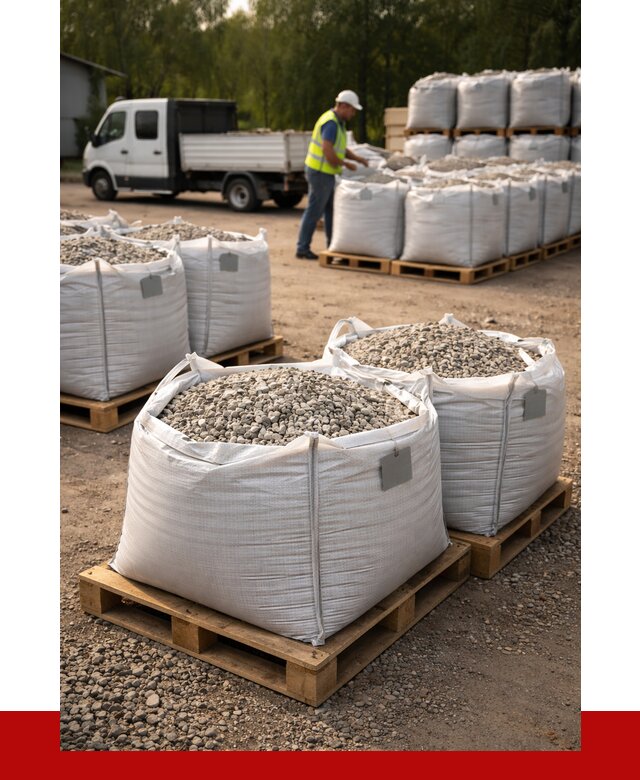 Щебень в мешках с доставкой в Ступино от 4365 р. | ПРОНЕРУДСтп