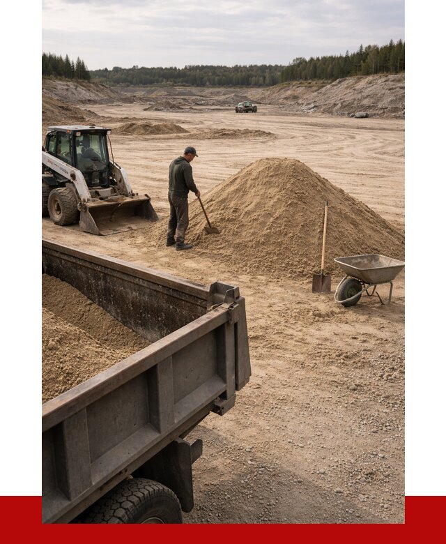 Карьерный песок среднезернистый в Ступино, от 2287 р. ПРОНЕРУДСтп