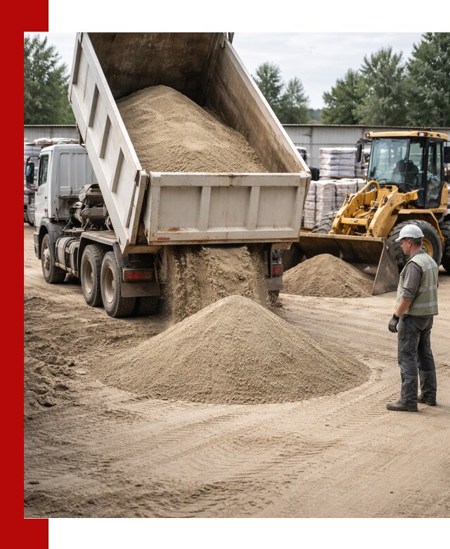 Поставка и доставка песка для бетона в Ступине