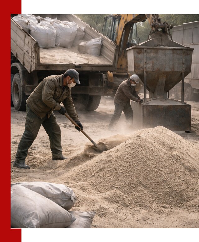 Кварцевый песок для пескоструя в Ступине — доставка и качество