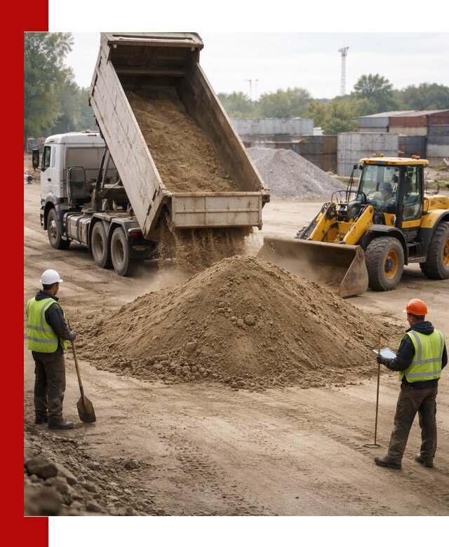 Доставка и продажа пескогрунта оптом и в розницу в Ступино