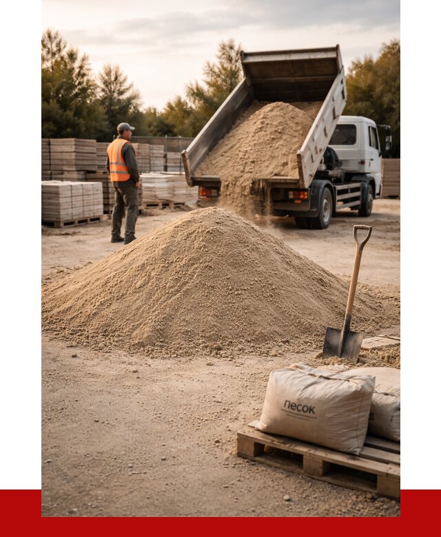 Купить сухой песок в Ступино с доставкой от 2495 р. | ПРОНЕРУДСтп