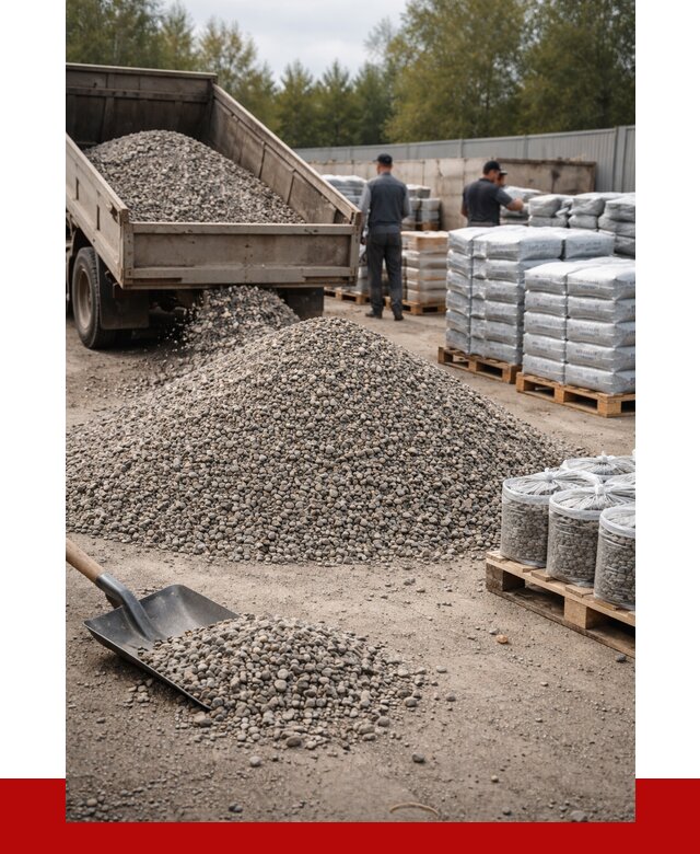 Гравий фракция 5-20 в Ступине купить от 2391 р. ПРОНЕРУДСтп