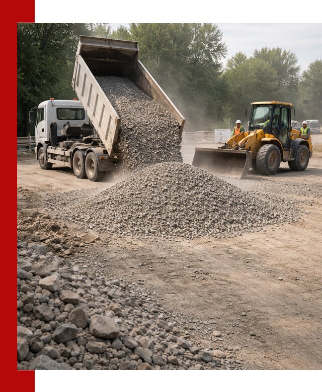 Гравий фракция 5–20 доставка в Ступине оптом и в розницу