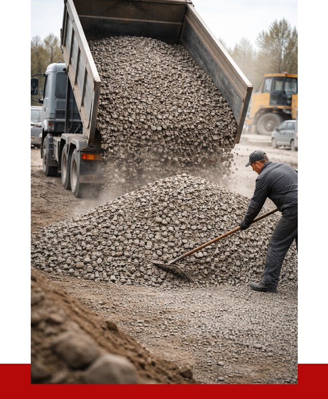 Гравий фракция 20-40 в Ступине от 2599 р. доставка | ПРОНЕРУДСтп