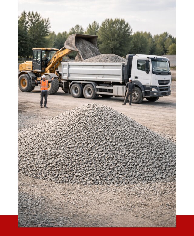 Купить мытый гравий в Ступино от 3638 р, доставка ПРОНЕРУДСтп