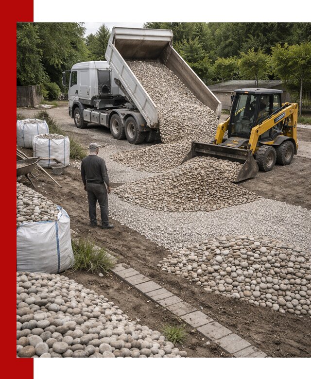 Доставка морской гальки оптом и в розницу в Ступино
