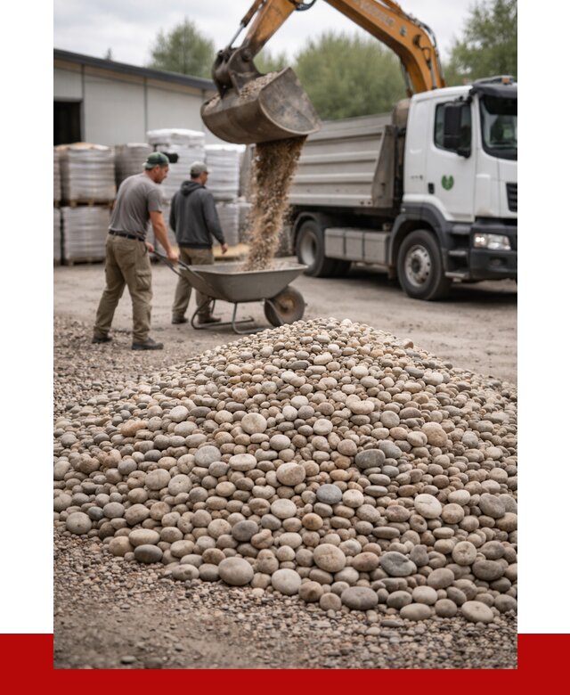 Галька декоративная в Ступино от 3326 р. за куб | ПРОНЕРУДСтп