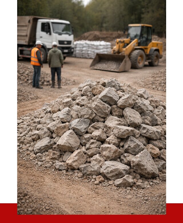 Купить бутовый камень с доставкой в Ступино от 2391 р. | ПРОНЕРУДСтп