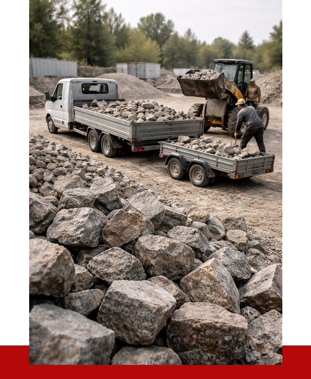 Купить бутовый камень гранитный в Ступино от 2910 р. | ПРОНЕРУДСтп