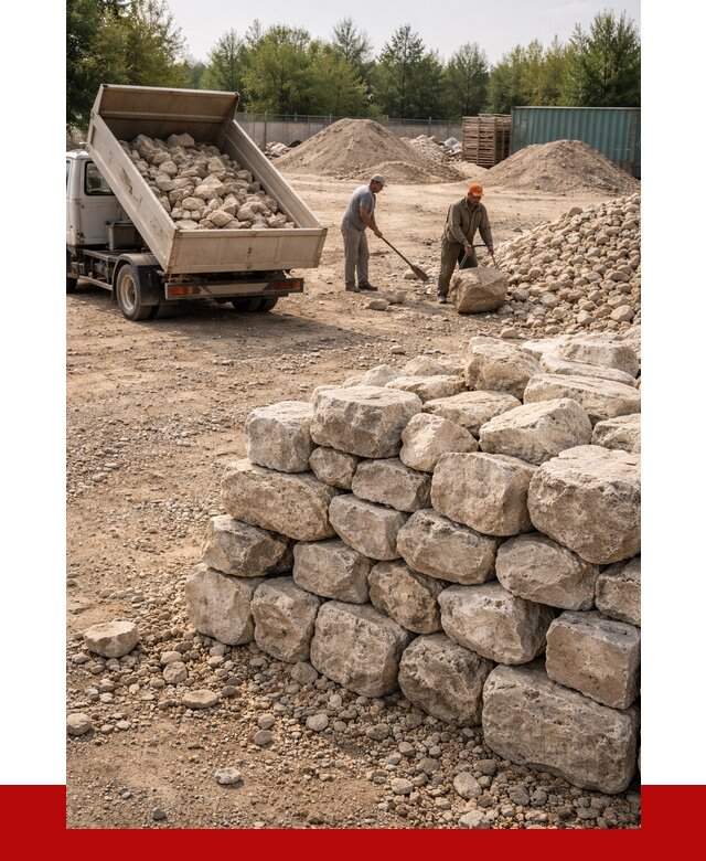 Бутовый камень известняковый в Ступине от 4365 р. | ПРОНЕРУДСтп