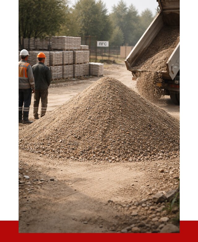 ПГС С1 с доставкой в Ступино от 2910 р. за куб | ПРОНЕРУДСтп