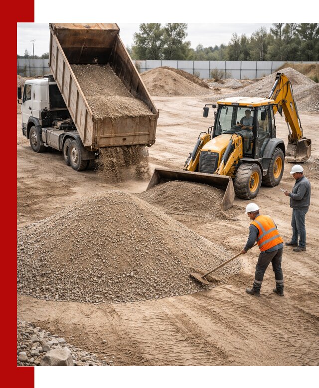 Поставка и доставка ПГС С4 в мешках и самосвалах в Ступино