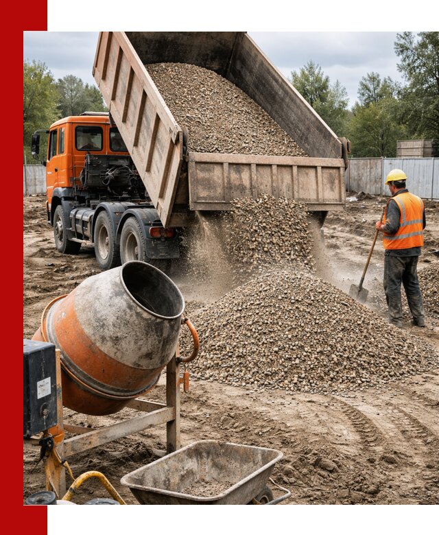 Опгс для бетона с доставкой самосвалом в Ступино от производителя