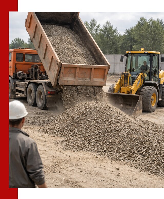 Доставка щпс С8 самосвалами в Ступино от производителя