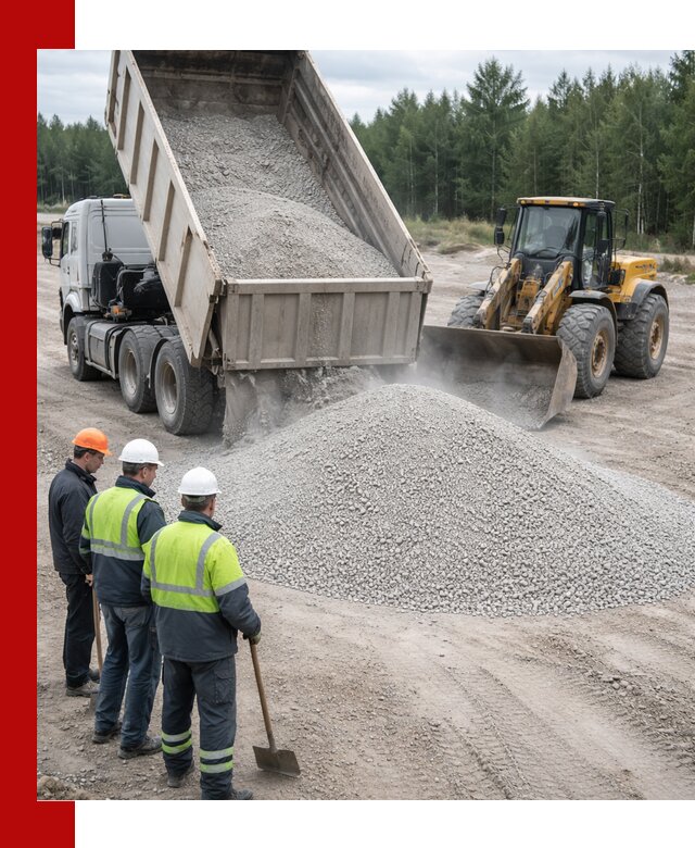 Известняковый отсев 0-5 доставка в Ступине быстро и выгодно