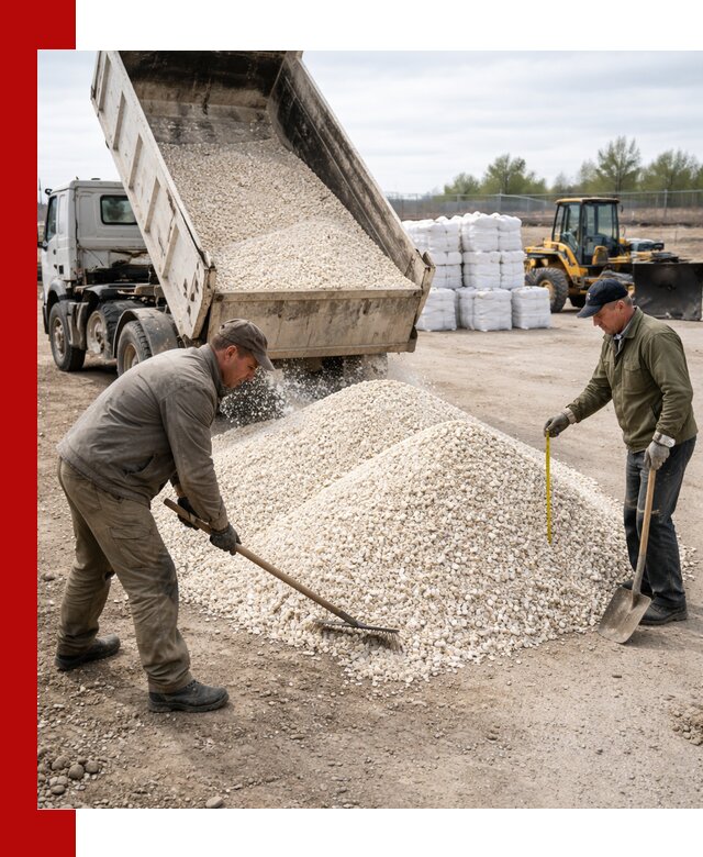 Мраморная крошка с доставкой и разгрузкой в Ступино