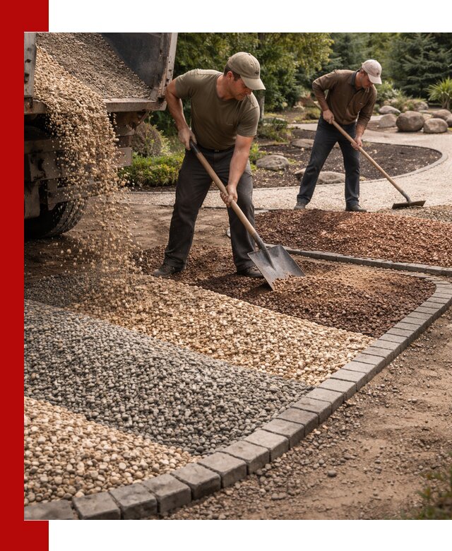 Декоративная крошка для ландшафта в Ступино — продажа и доставка