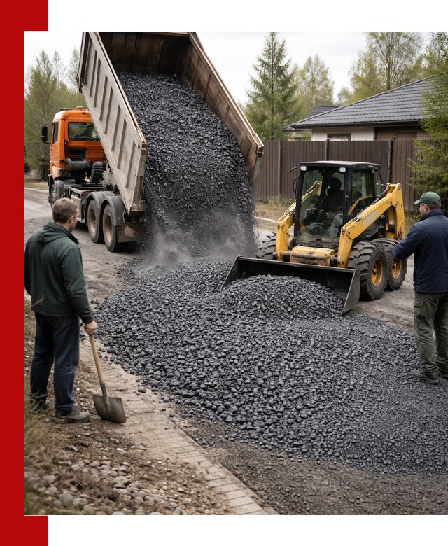 Крошка габбро с доставкой в Ступино для строительных работ